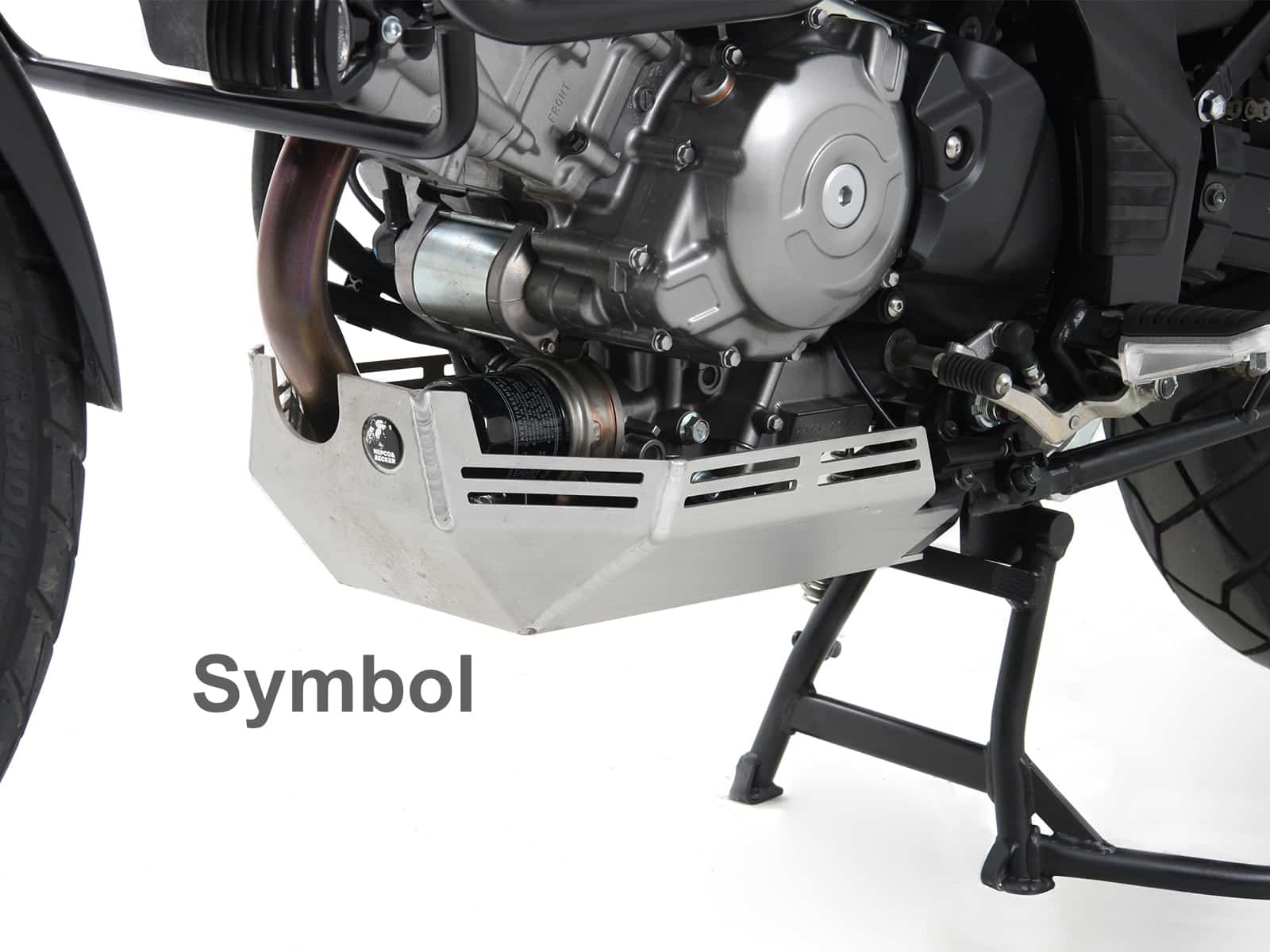 Motorschutzplatte schwarz für Suzuki V-Strom 650 L2/XT ABS (2012-2016)