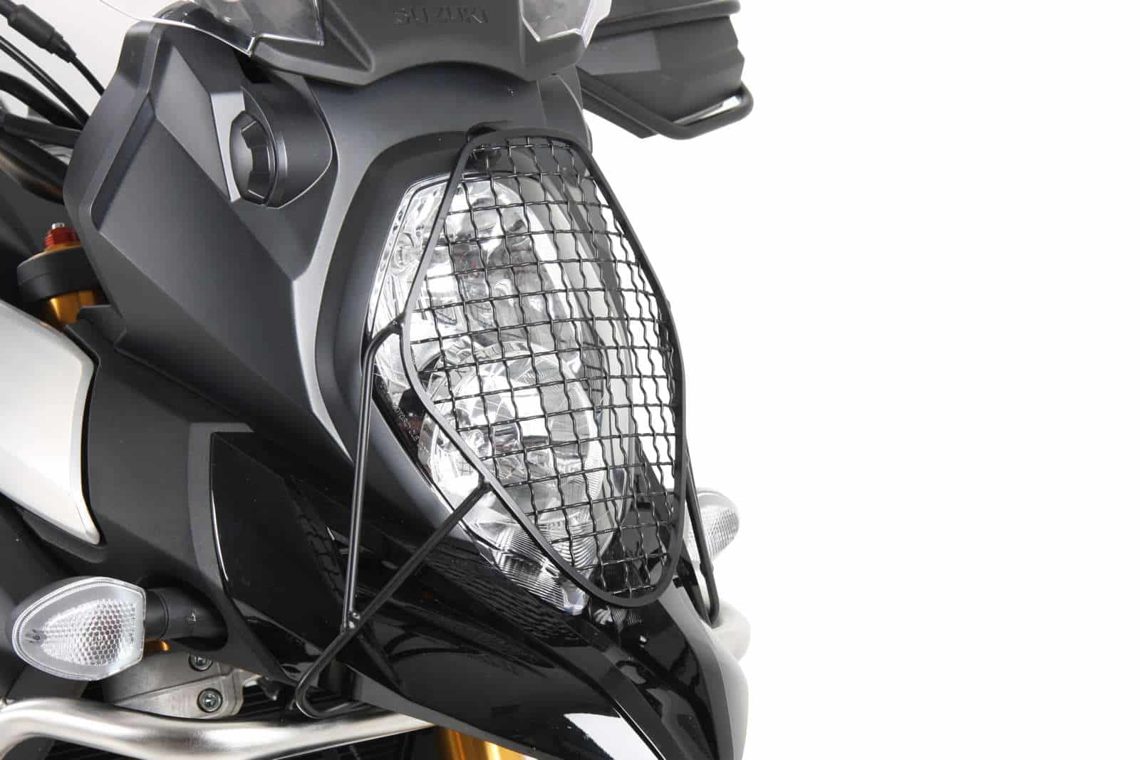 Lampenschutzgitter schwarz für Suzuki V-Strom 1000 ABS (2014-2016)