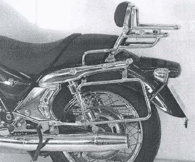 Seitenkofferträger festverschraubt chrom für Moto Guzzi California Evolution (2001-)