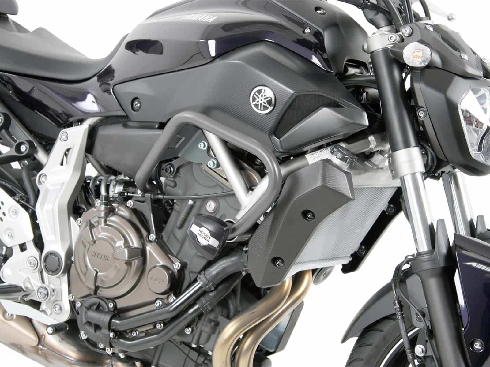 Motorschutzbügel inkl. Protection Pad anthrazit für Yamaha MT-07 (2014-2017)
