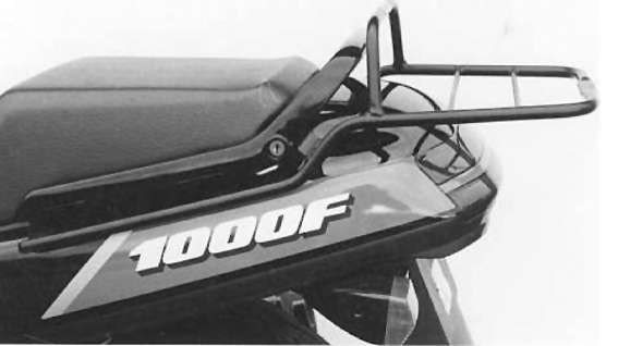 Rohrgepäckbrücke Topcaseträger schwarz für Honda CBR 1000 F (1989-1992)