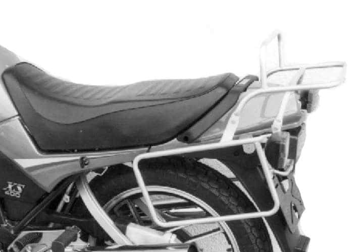 Komplettträgerset (Seitenkofferträger und Rohrgepäckbrücke Topcaseträger) chrom für Yamaha XS 400 Dohc Seca (1982-1987)