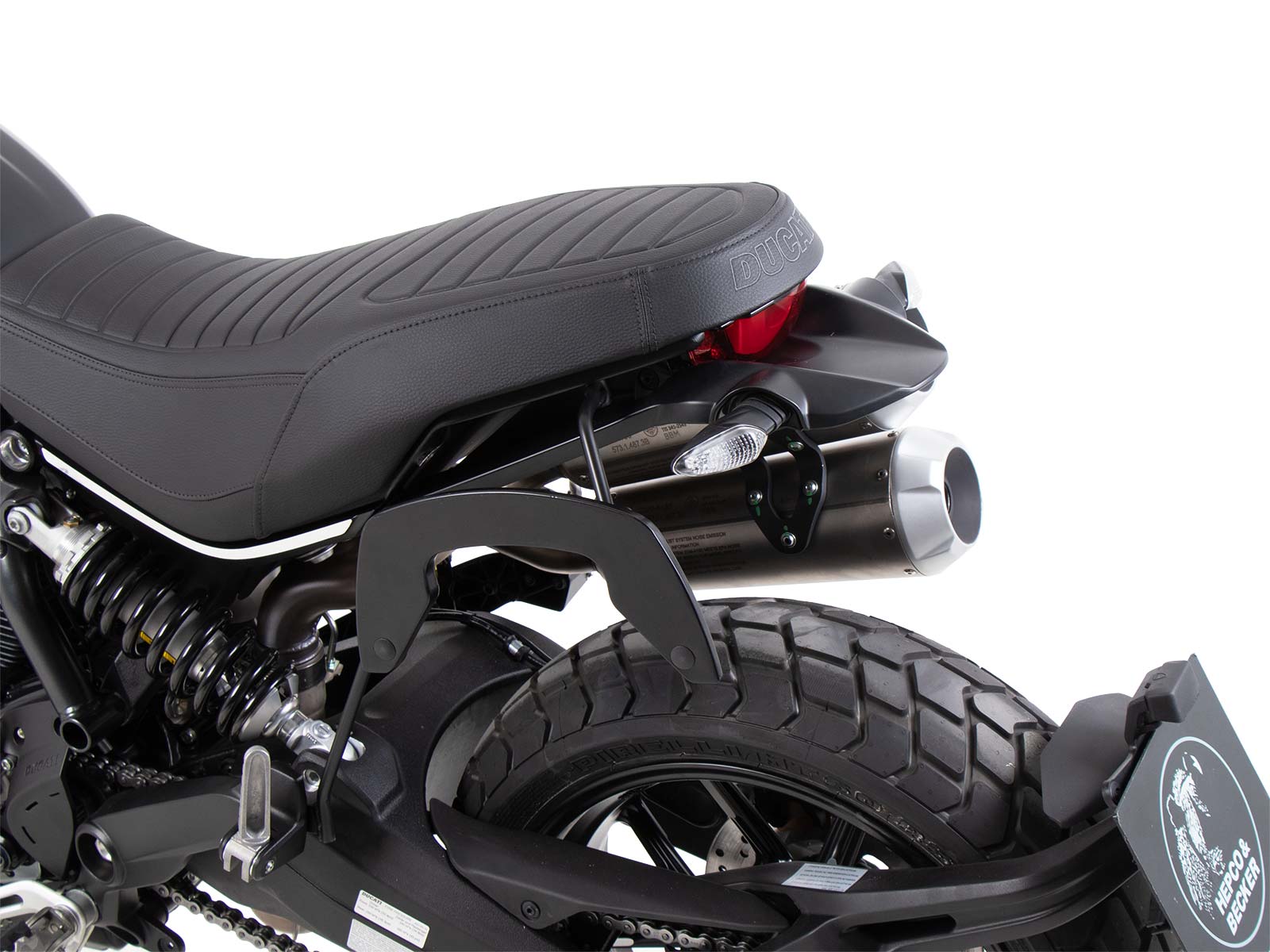 C-Bow Seitenträger einseitig links schwarz für Ducati Scrambler 1100 Dark Pro/Pro/Sport Pro (2021-)