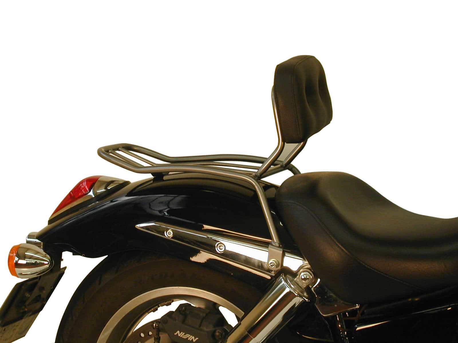 Solorack mit Rückenpolster chrom für Honda VTX 1800 (2001-2006)