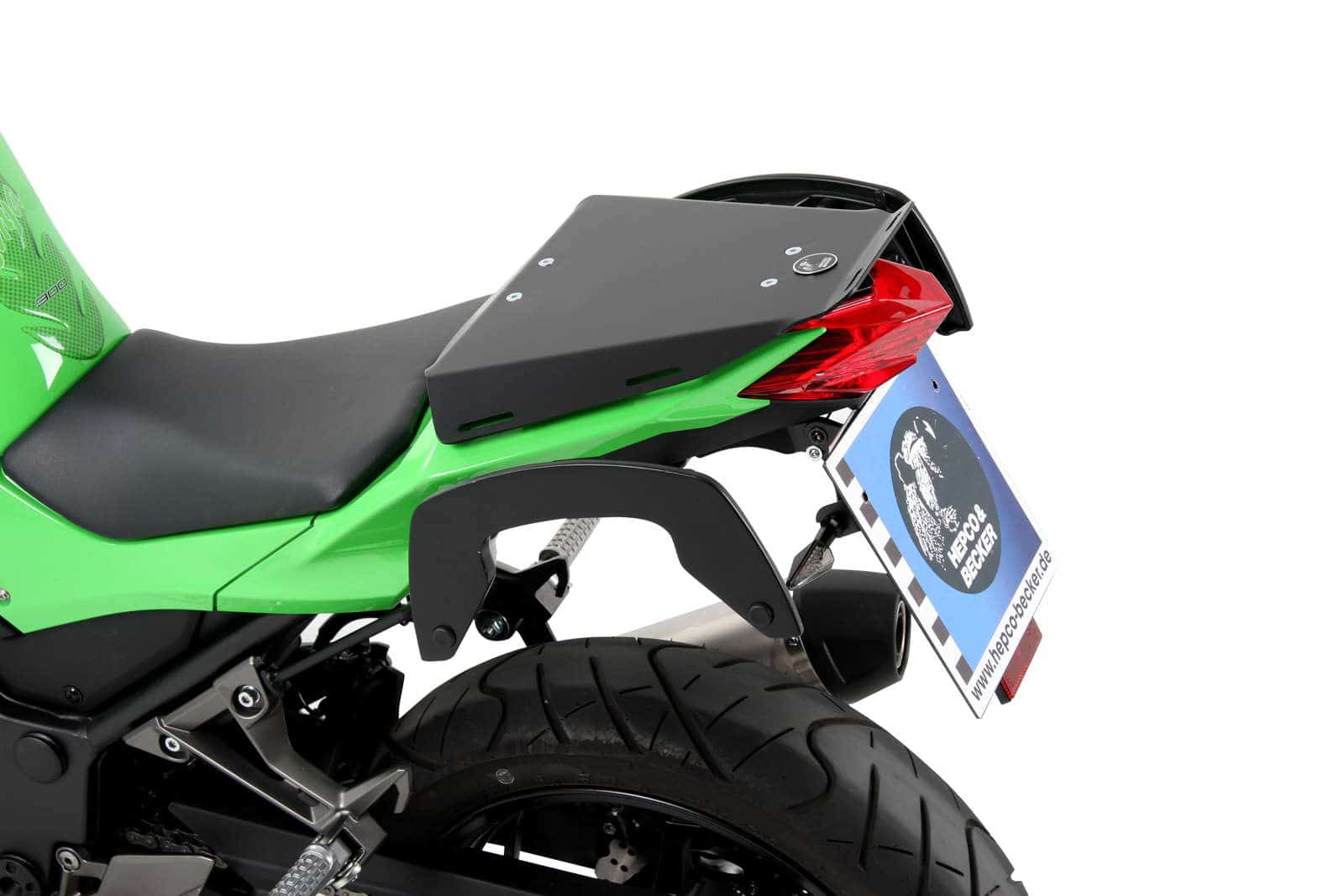 Sportrack schwarz für Kawasaki Ninja 300 (2013-2017)