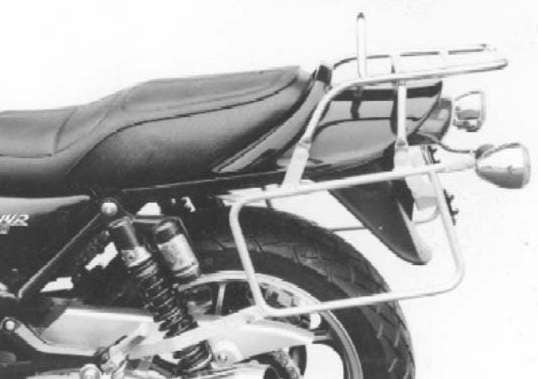Complete carrier set (side- and topcase carrier) chrome for Kawasaki Zephyr 1100 (1992-1998)