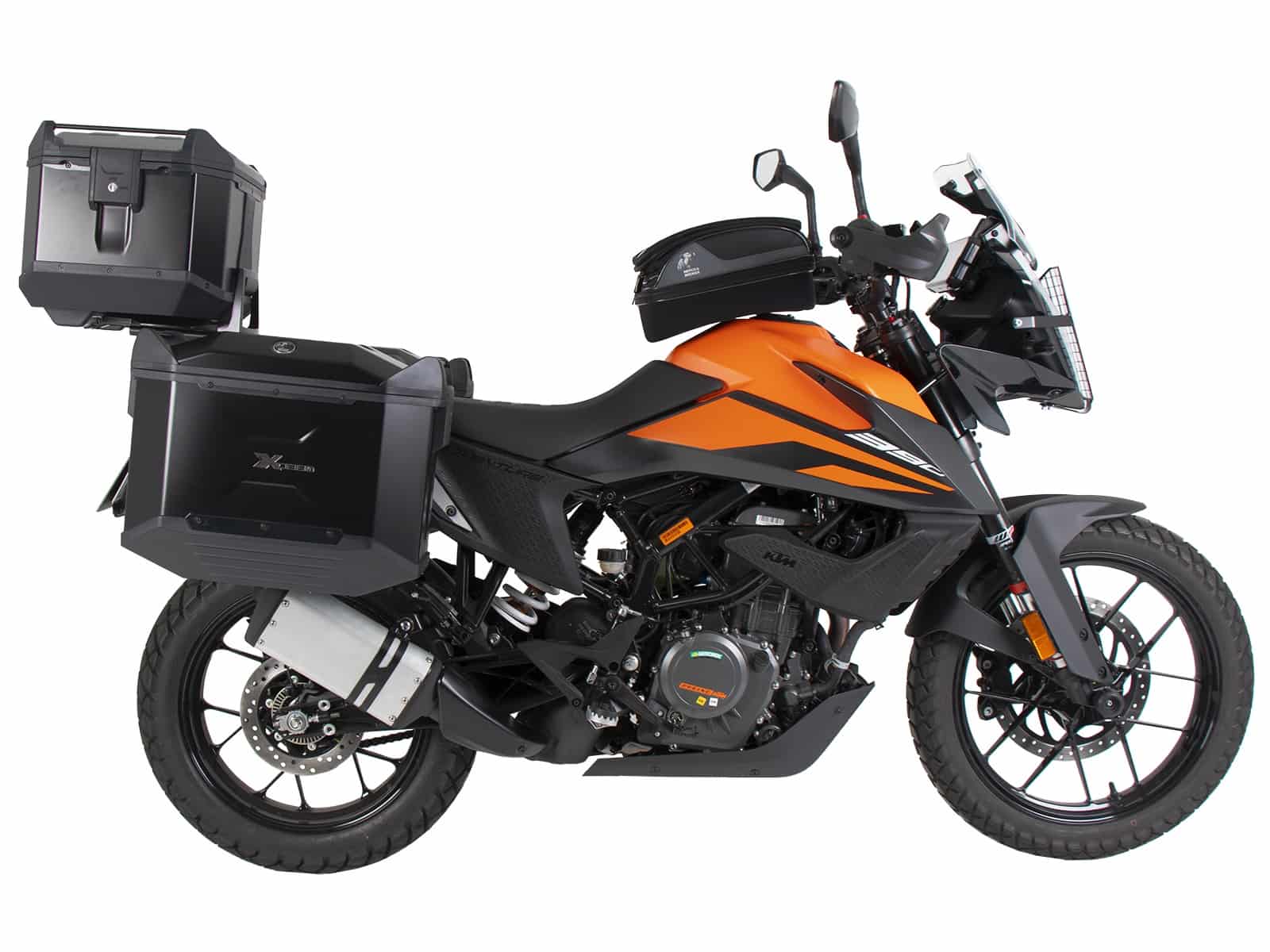 Luggage rack with passenger grip for KTM 390 Adventure 20 