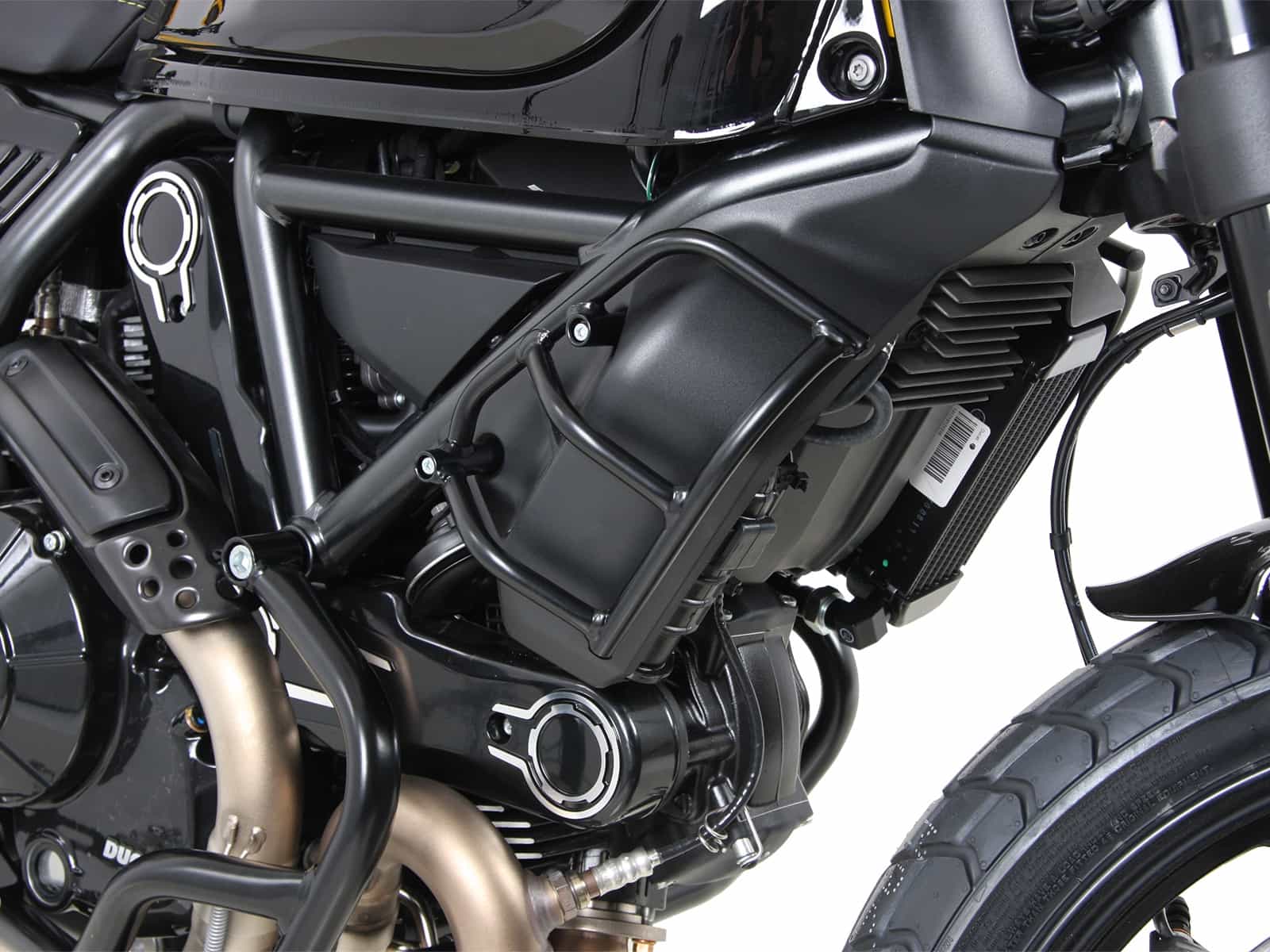 Kühlerschutz schwarz für Ducati Scrambler 800 (2019-2022)