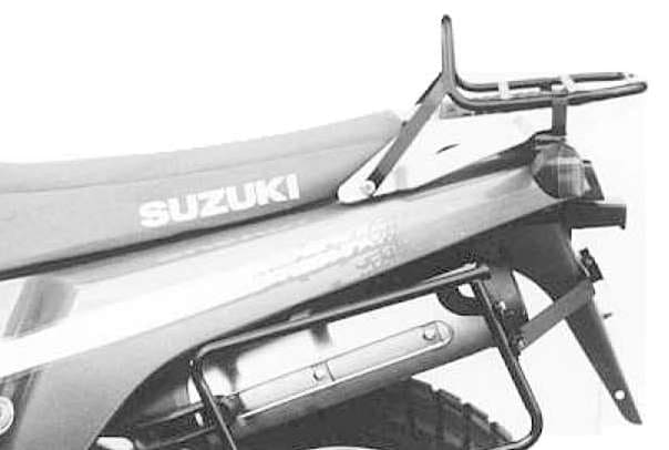 Topcase carrier tube-type black for Suzuki DR BIG 800 (1990)