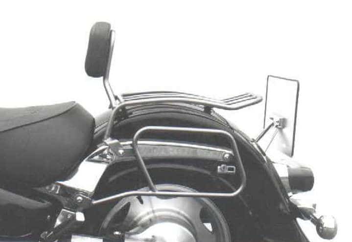 Rohr-Ledertaschenhalter chrom für Suzuki VL 1500 Intruder (1998-2004)/C 1500 Intruder (2005