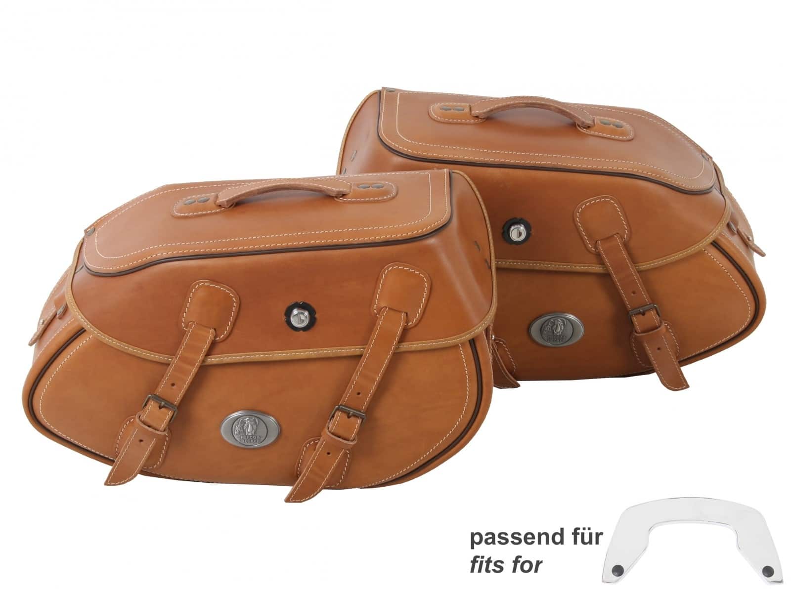 Leather bike bag with 4 pockets | Live With Leather