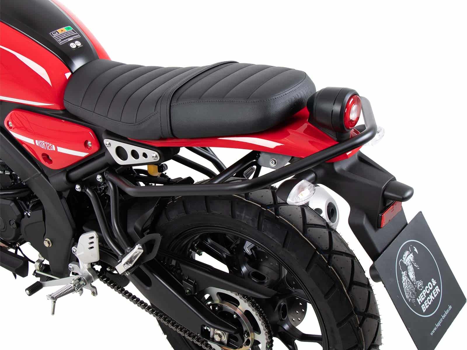Heckschutzbügel schwarz für Yamaha XSR 125 (2021-)