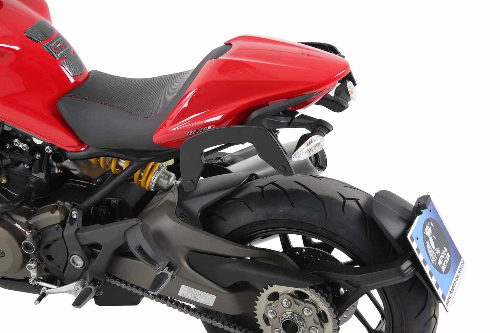 C-Bow Seitenträger schwarz für Ducati Monster 1200/S (2013-2016)