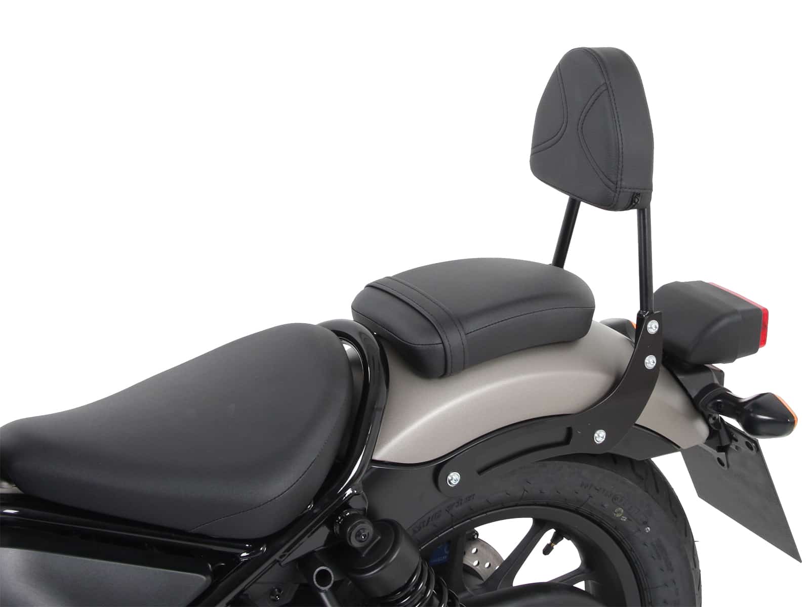 Sissybar ohne Gepäckträger schwarz für Honda CMX 500 Rebel (2017-)