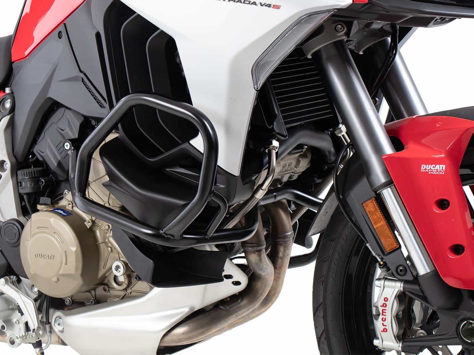 Motorschutzbügel schwarz für Ducati Multistrada V4/S/S Sport(2021-)/Rally(2023-)