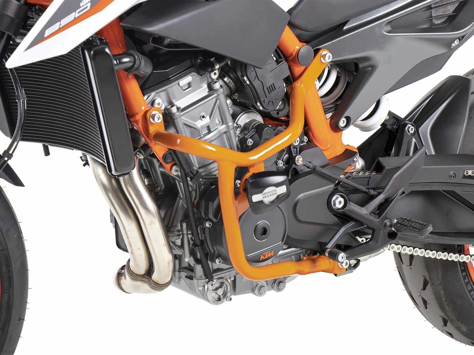 Motorschutzbügel inkl. Protectionpad orange für KTM 890 Duke R (2020-)
