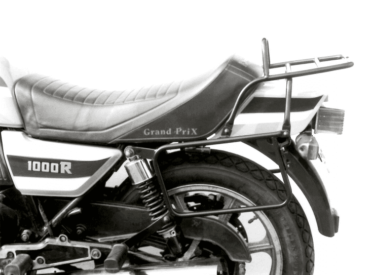 Komplettträgerset (Seitenkofferträger und Rohrgepäckbrücke Topcaseträger) schwarz für Kawasaki Z 1000 J/R (1981-1983)/Z 1000 GPZ (1981-1985)