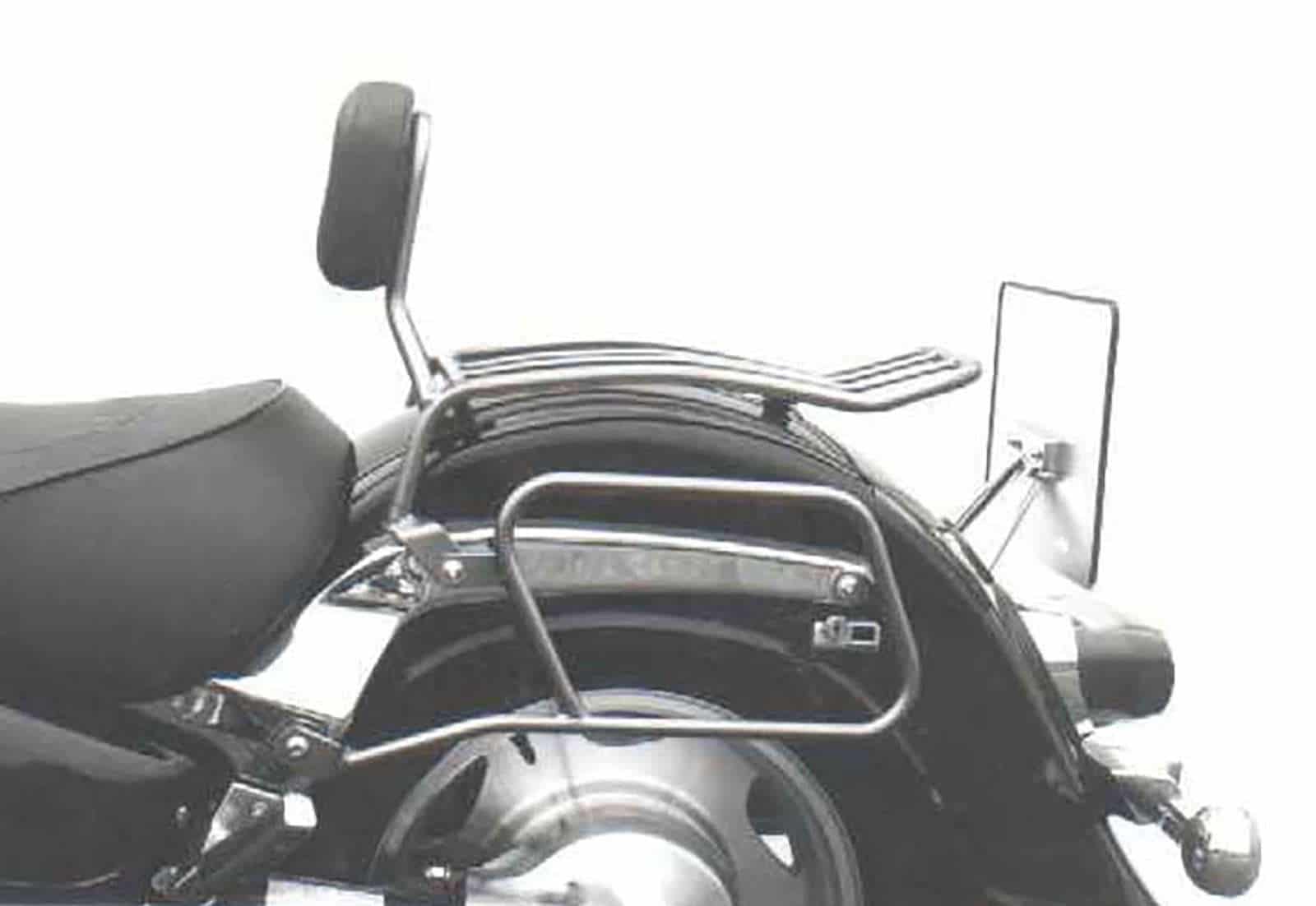 Solorack mit Rückenpolster chrom für Suzuki VL 1500 Intruder (1998-2004)/C 1500 Intruder (2005