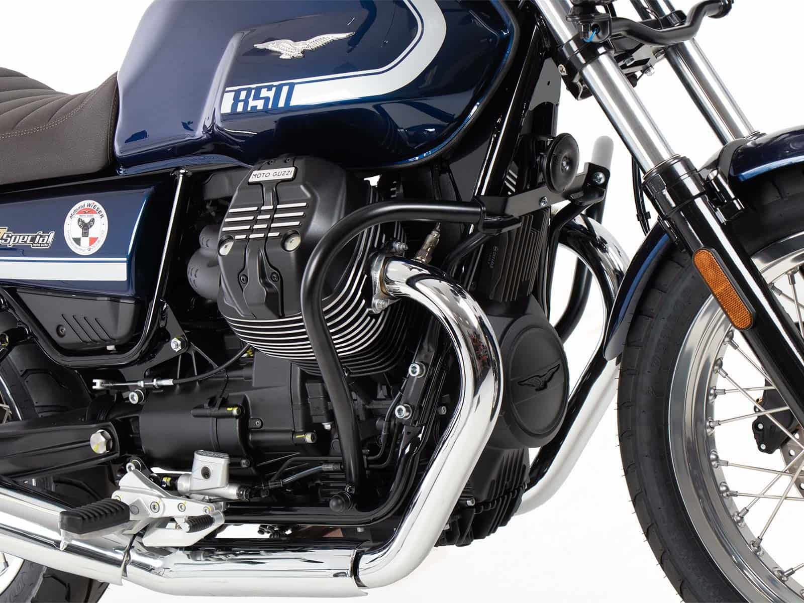 Motorschutzbügel schwarz für Moto Guzzi V7 Special/Stone/Centenario (850 ccm) (2021-)