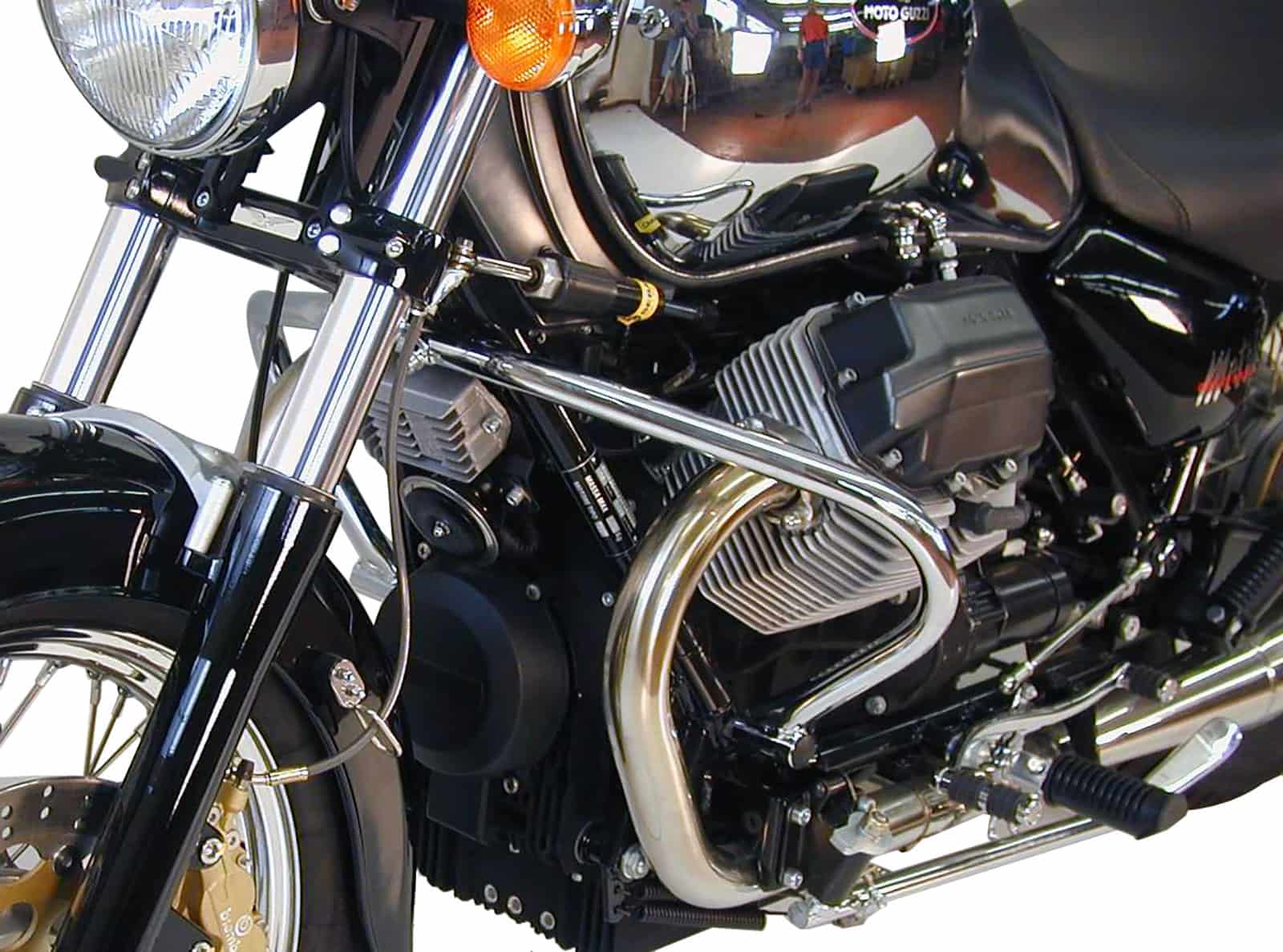 Motorschutzbügel chrom für Moto Guzzi California  / Aquila Nera (1999-2012)
