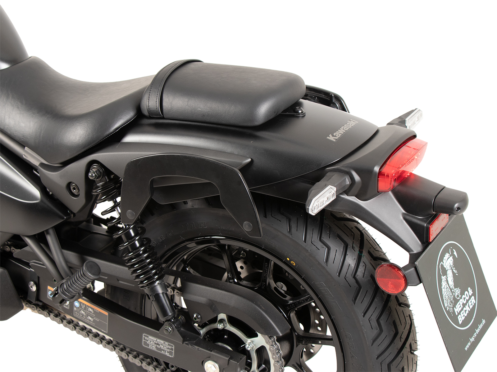 C-Bow Seitenträger schwarz für Kawasaki Eliminator 500 (2024-)