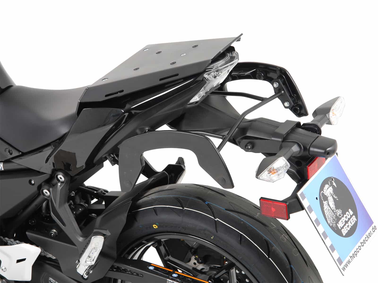 Sportrack schwarz für Kawasaki Ninja 650 (2017-)