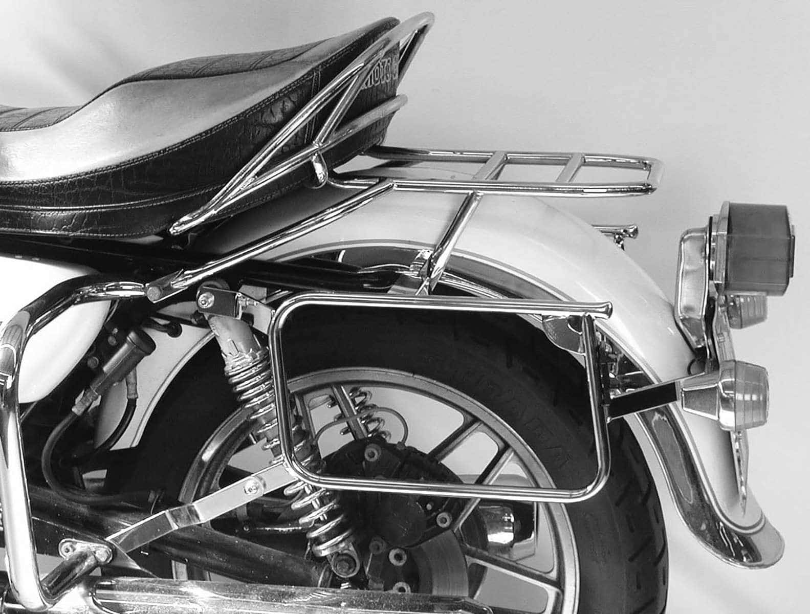 Seitenkofferträger festverschraubt chrom für Moto Guzzi California 1000 II (1982-1988)