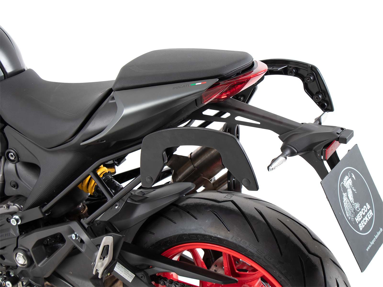 C-Bow Seitenträger schwarz für Ducati Monster 937 / 937+ (2021-)