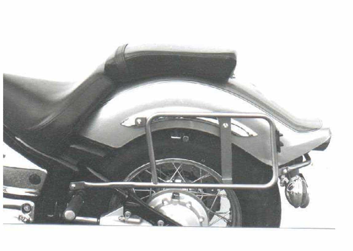 Seitenkofferträger festverschraubt chrom für Yamaha XVS 1100 Drag Star (1999-2002)