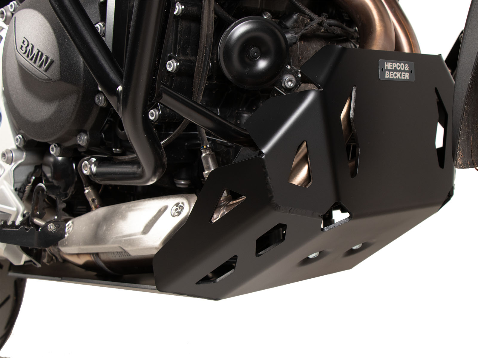 Engine protection plate black for BMW F 900 GS (2024-)