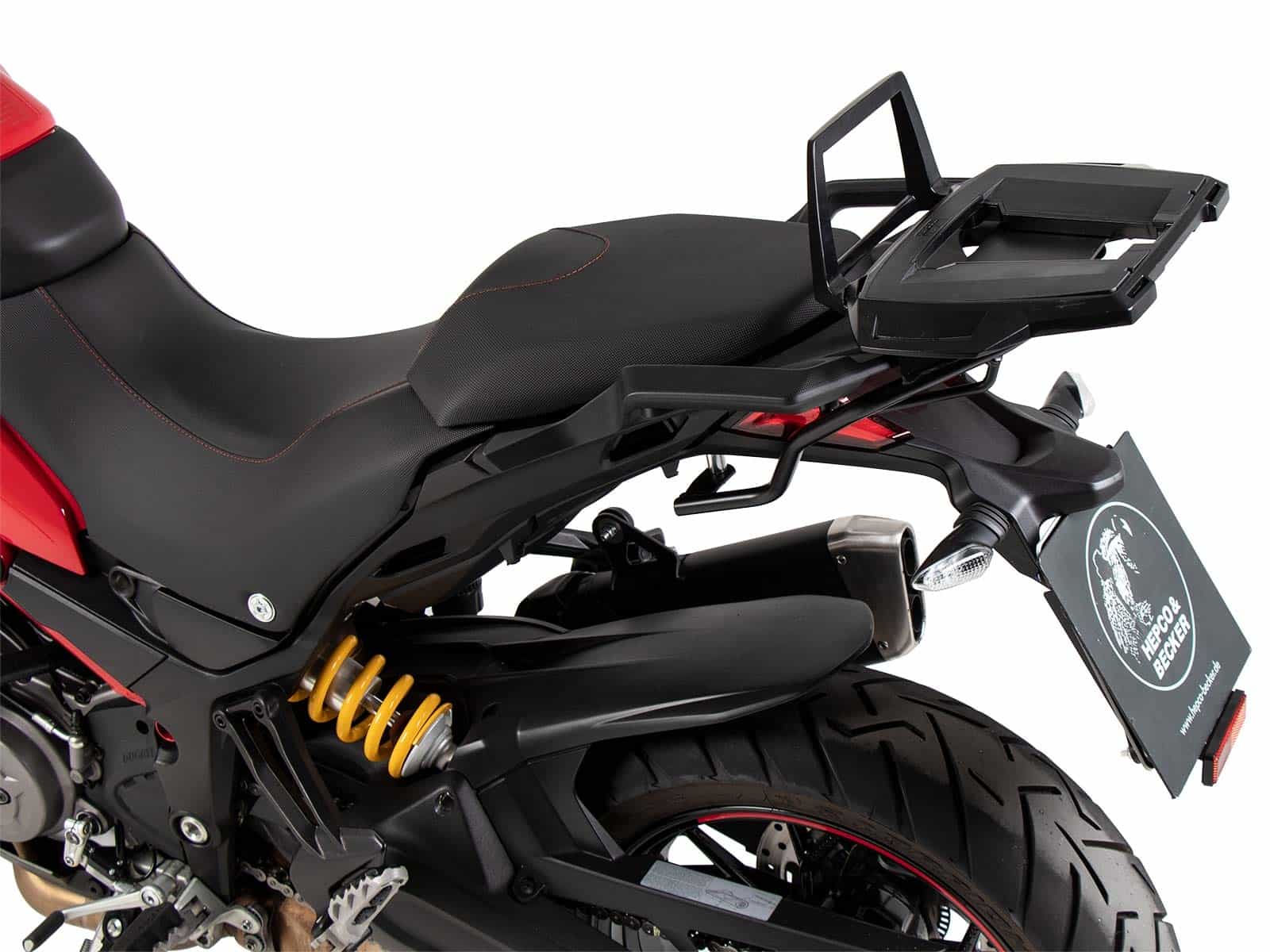Alurack Topcaseträger schwarz für Ducati Multistrada 1260 Enduro (2019-)