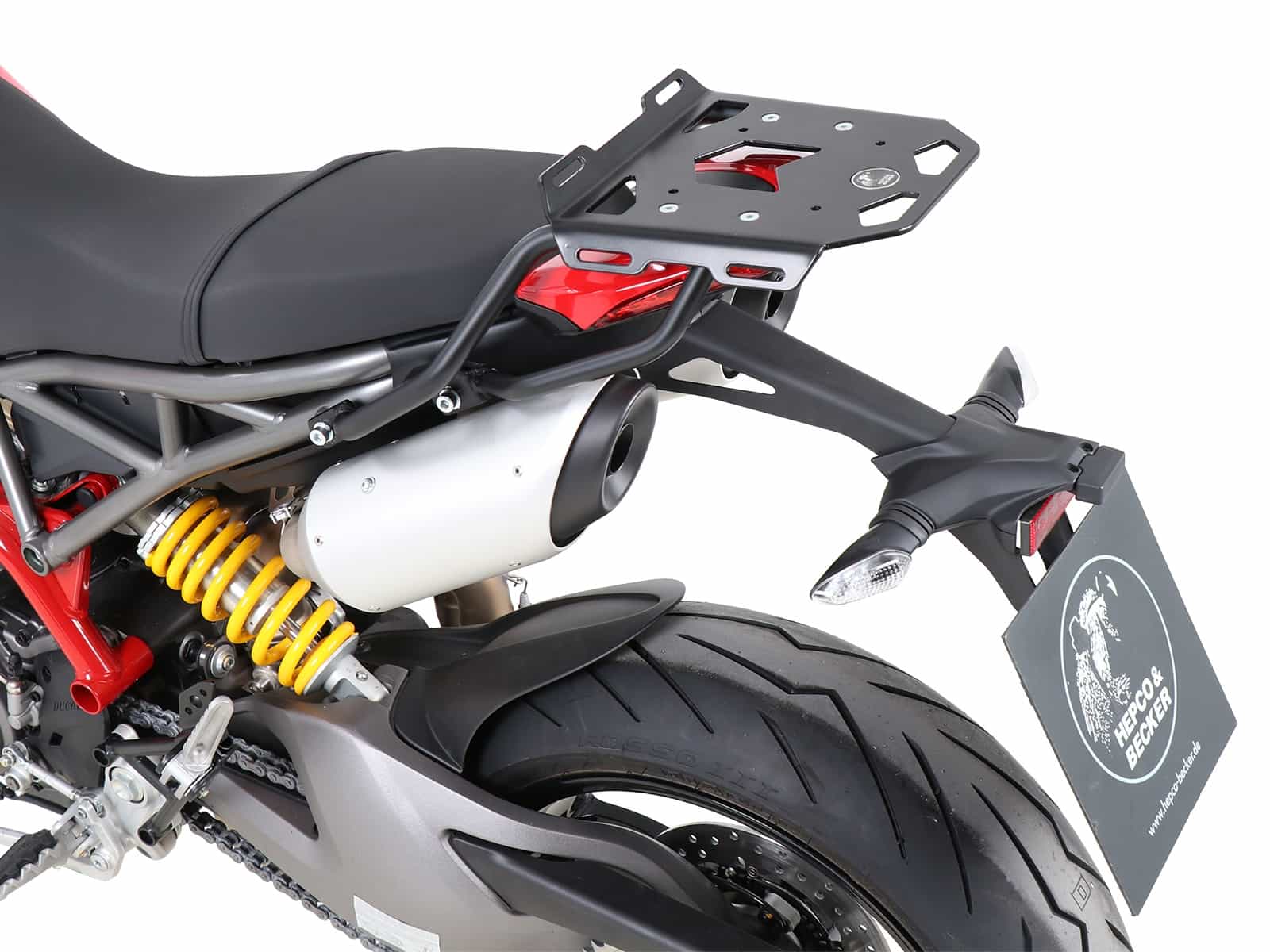 Minirack Softgepäck-Heckträger schwarz für Ducati Hypermotard 950/SP (2019-)
