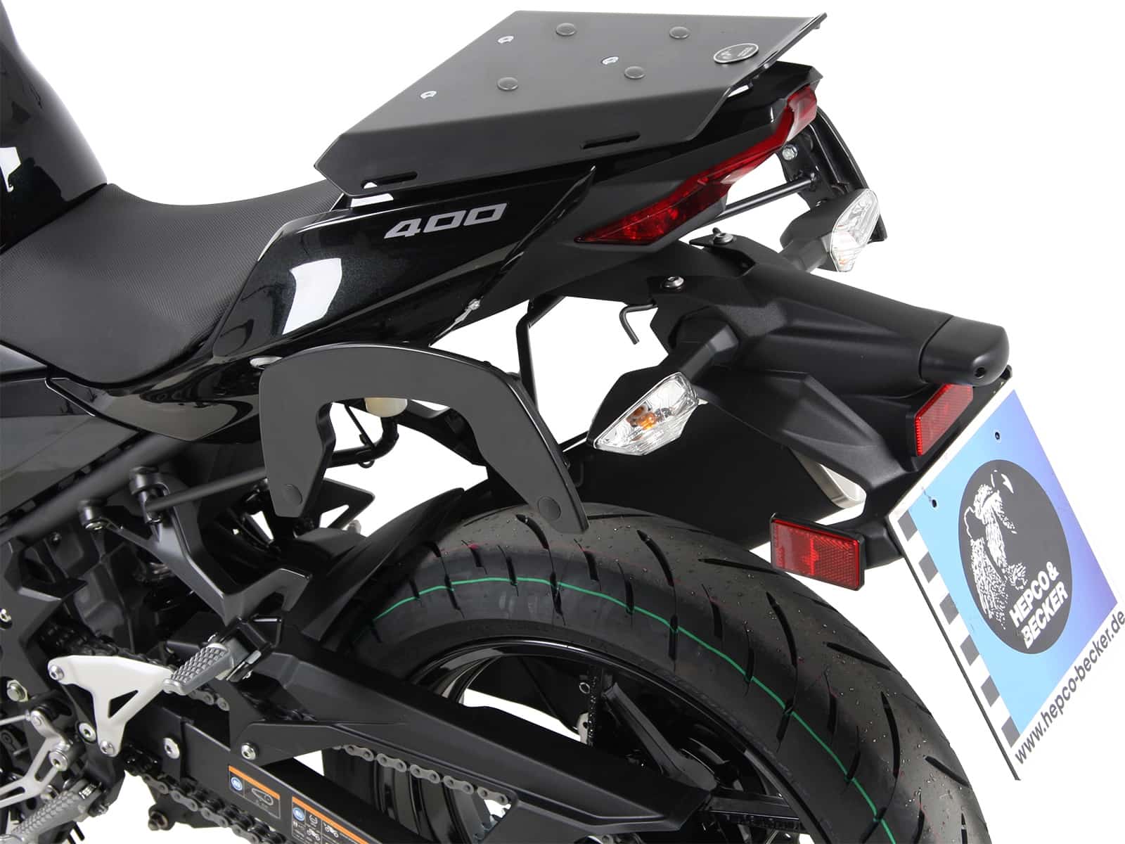 ETbotu Support latéral Professionnel en Aluminium CNC pour Moto Kawasaki NINJA400 