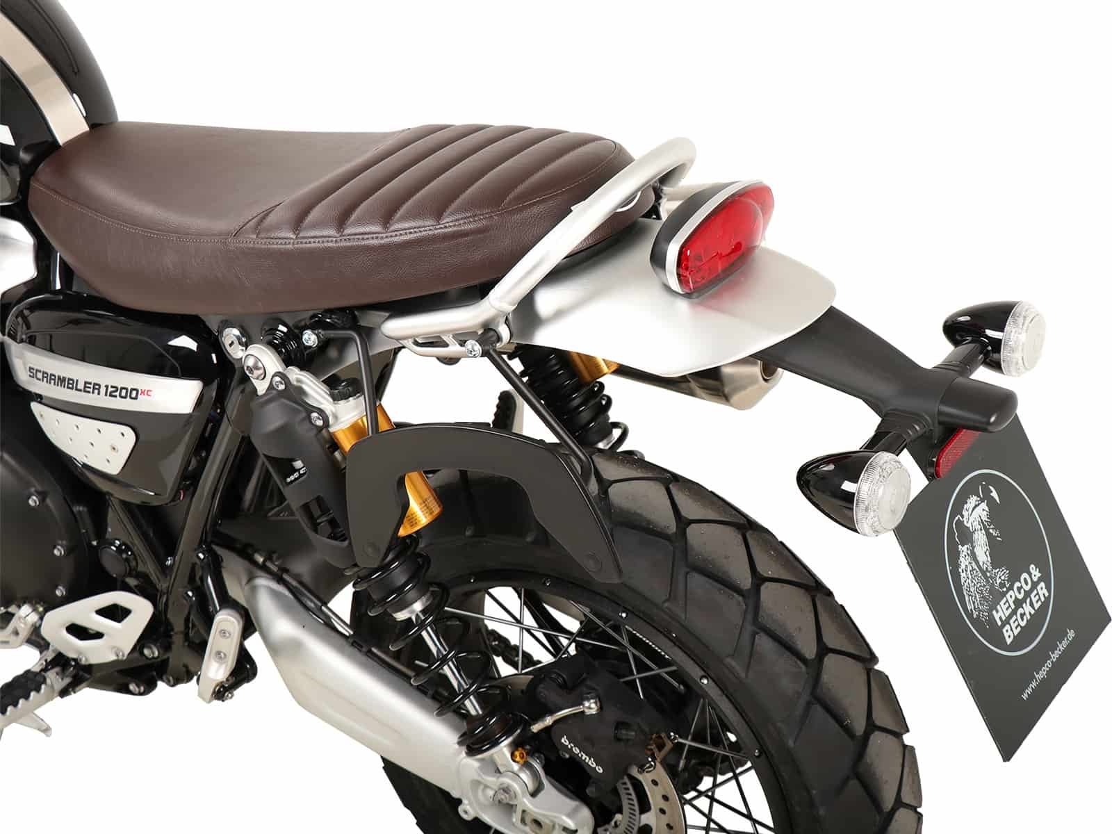 C-Bow sidecarrier only left side black for Triumph Scrambler 1200 XE (2019-)
