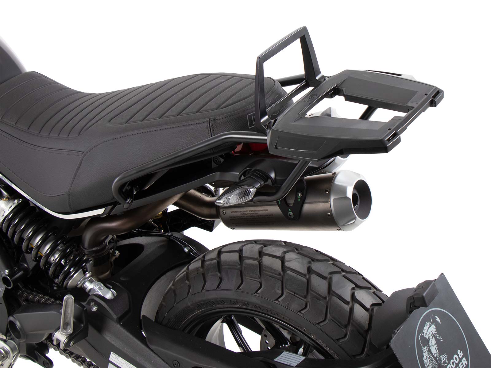Alurack Topcaseträger schwarz für Ducati Scrambler 1100 Dark Pro/Pro/Sport Pro (2021-)