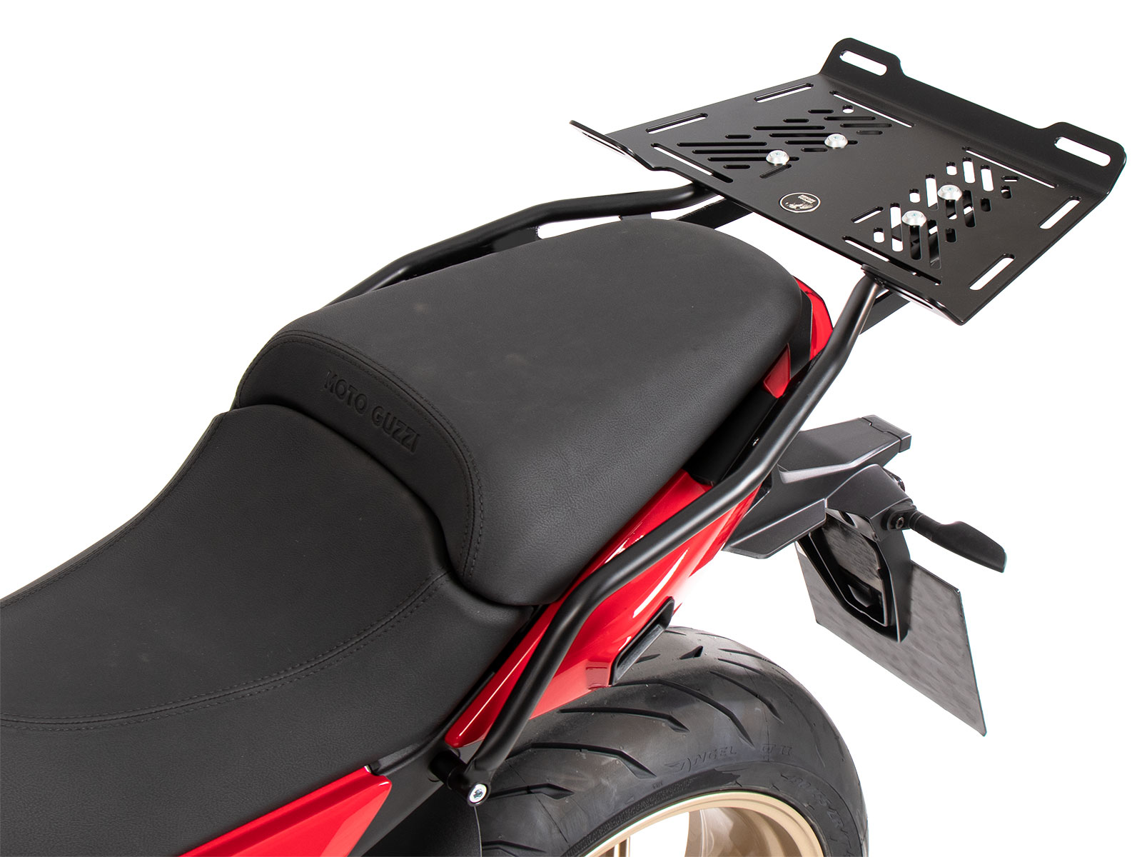 Gepäckbrückenverbreiterung schwarz für Moto Guzzi V100 Mandello / S (2022-)