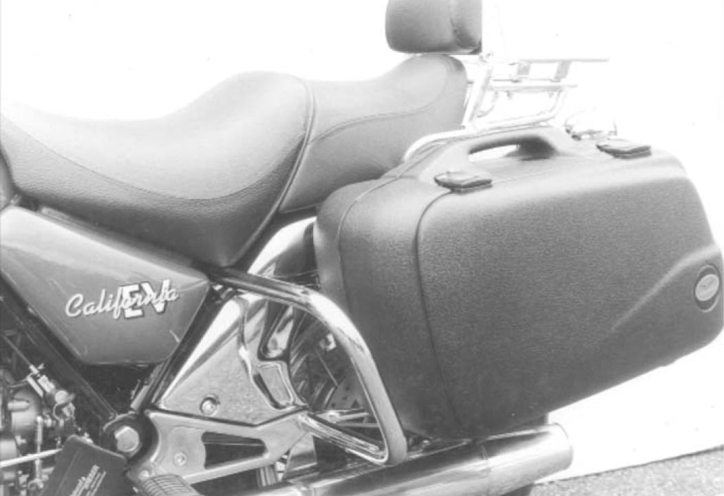Kofferschutzbügel hinten chrom für Moto Guzzi California EV (1997-2005)