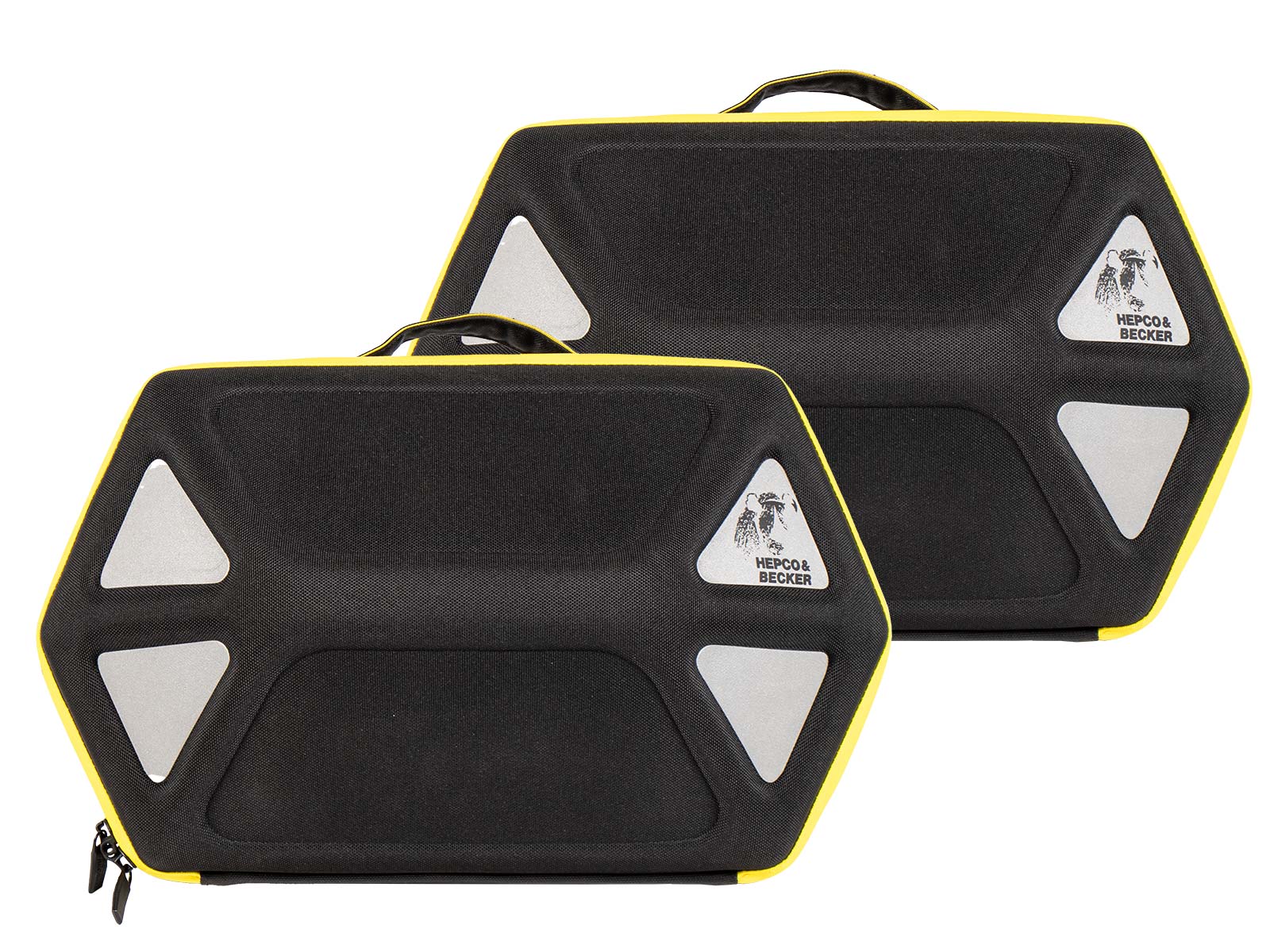 Seitentaschensatz Royster Speed schwarz mit gelbem Reißverschluss für C-Bow Halter