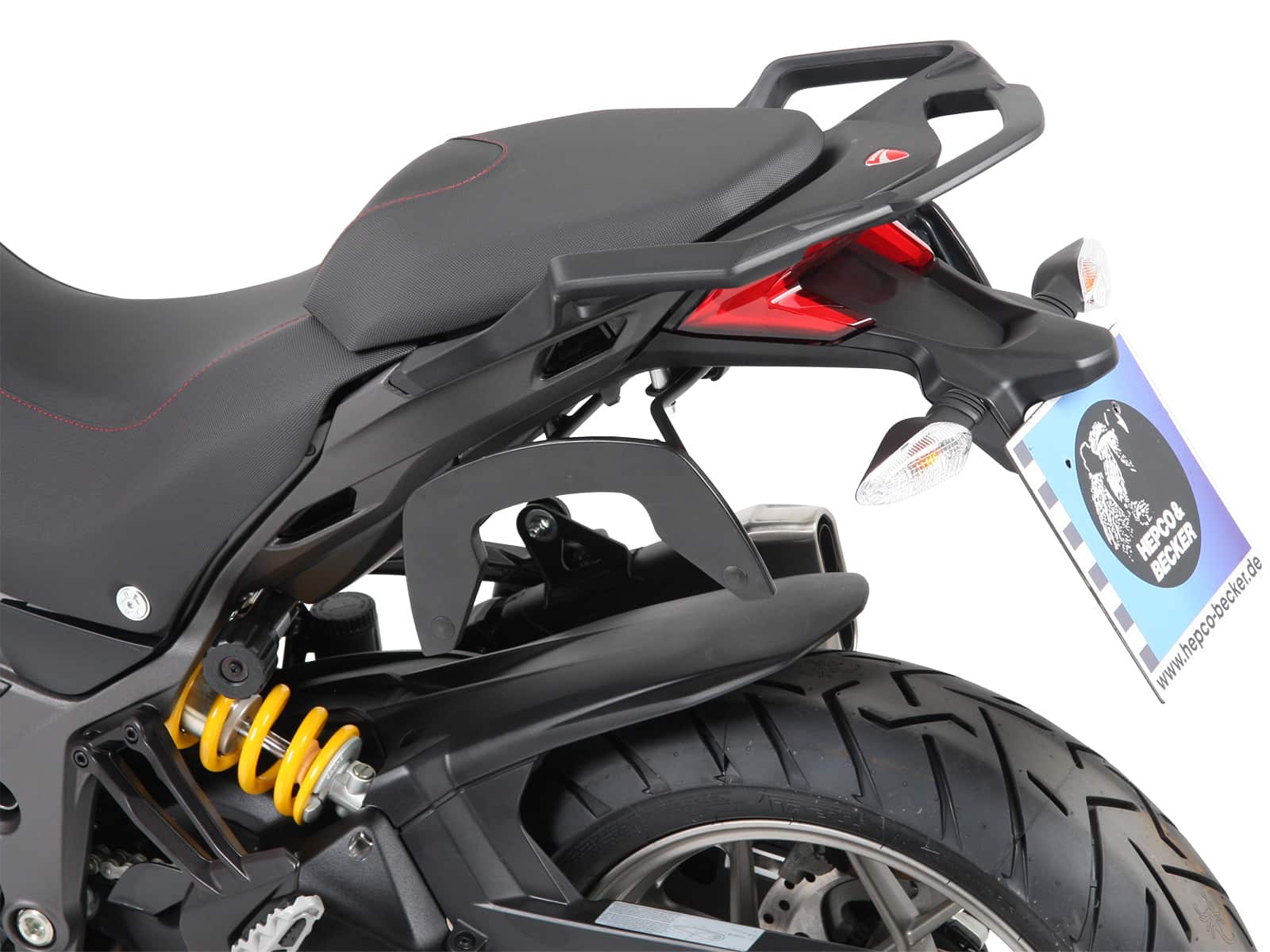 C-Bow Seitenträger schwarz für Ducati Multistrada 950/S (2017-)