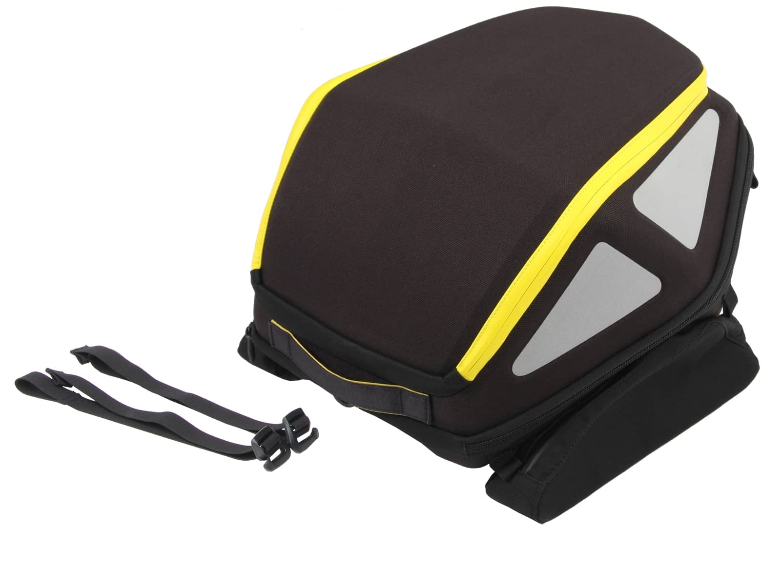 Royster Rearbag Hecktasche mit Gurtbefestigung - schwarz/gelb