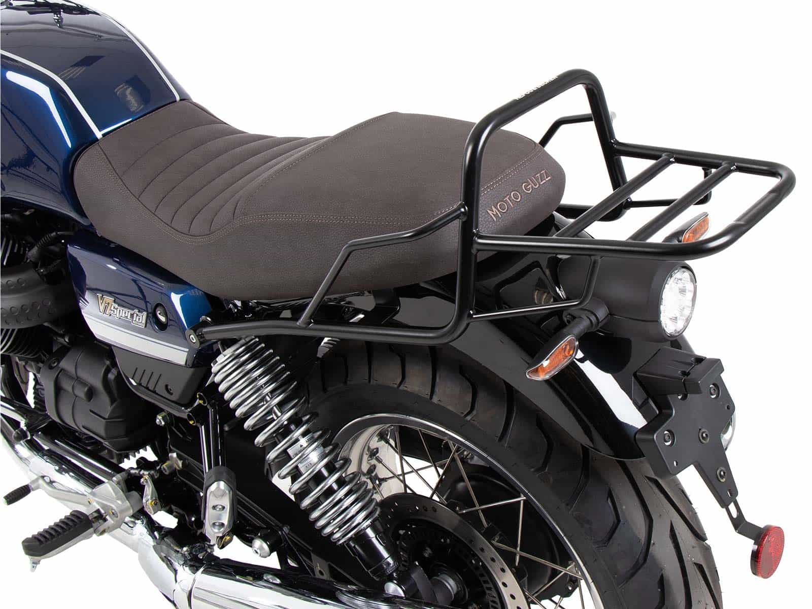 Rohrgepäckbrücke Topcaseträger schwarz für Moto Guzzi V7 Special/Stone/Centenario (850 ccm) (2021-)