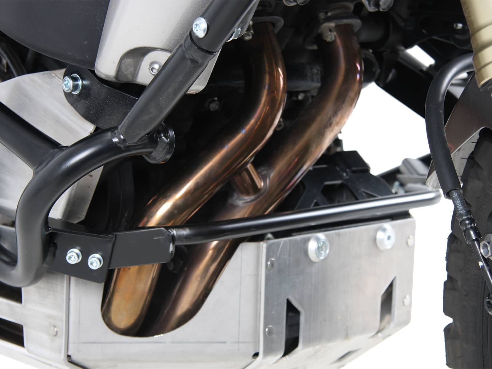 Adapterkit für Kombination Original Yamaha Rohr-Schutzbügel mit H&B Motorschutzplatte (2010-2020)