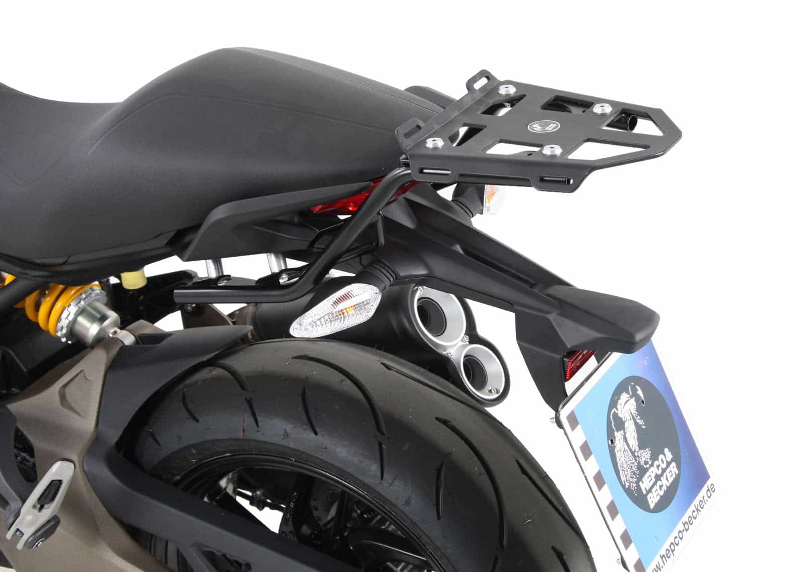 Minirack Softgepäck-Heckträger schwarz für Ducati Monster 821 (2014-2017)