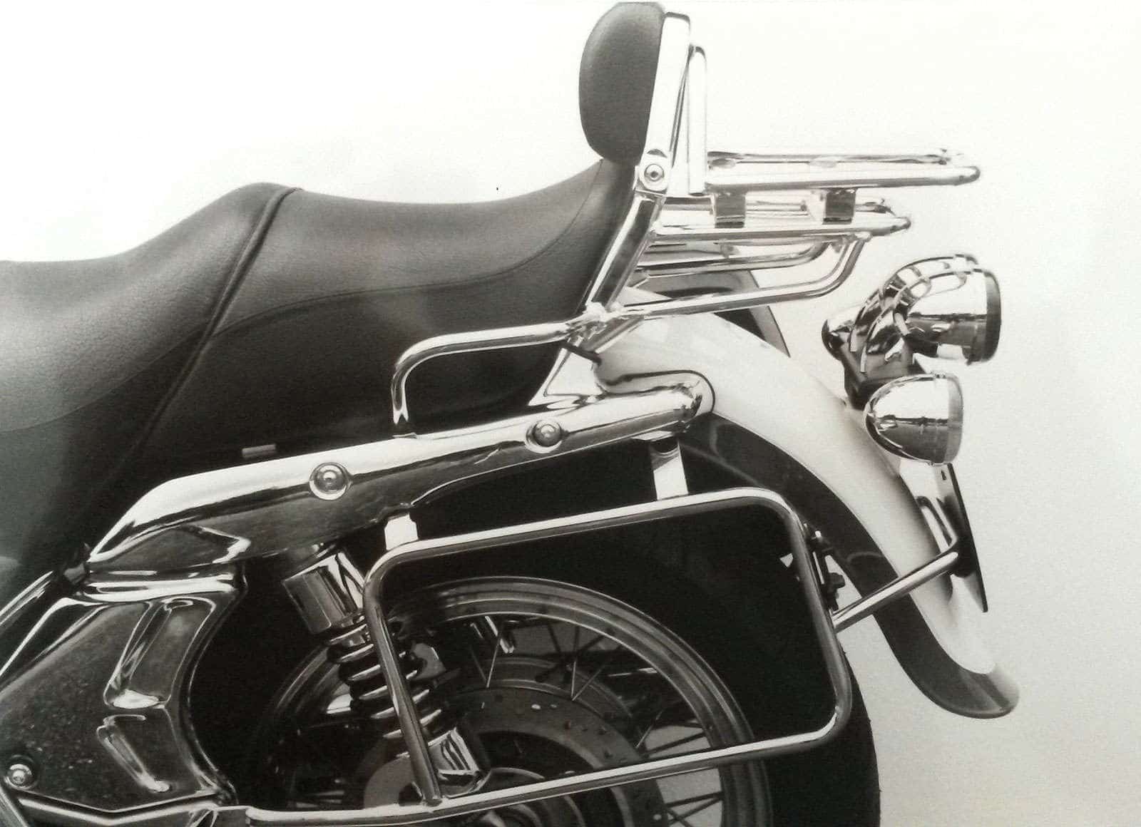 Seitenkofferträger festverschraubt chrom für Moto Guzzi California 1100/Evolution
