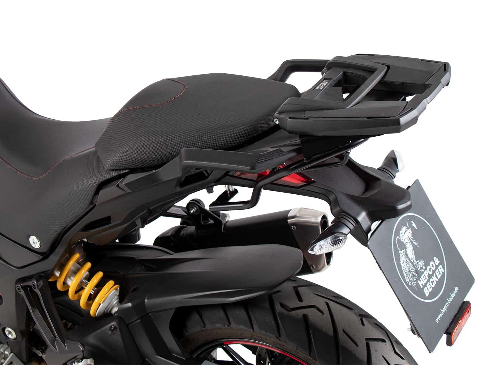 Black BY H&B Ducati Multistrada 1200/S 2010-2014 Easyrack Topcase Carrier 