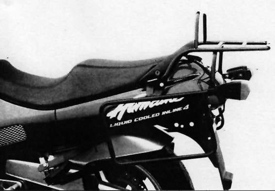 Komplettträgerset (Seitenkofferträger und Rohrgepäckbrücke Topcaseträger) schwarz für Honda CBR 1000 F (1986-1988)