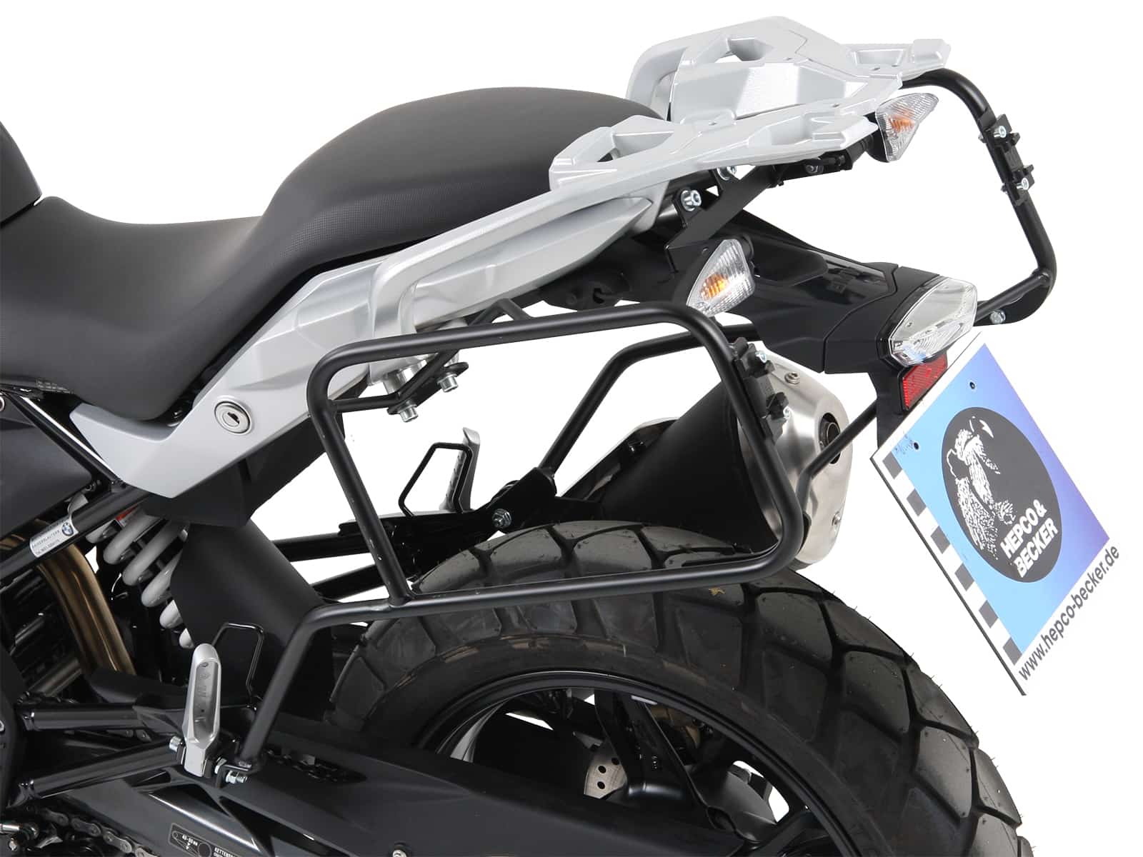 Sidecarrier permanent mounted black for BMW G310GS (2017-2019)