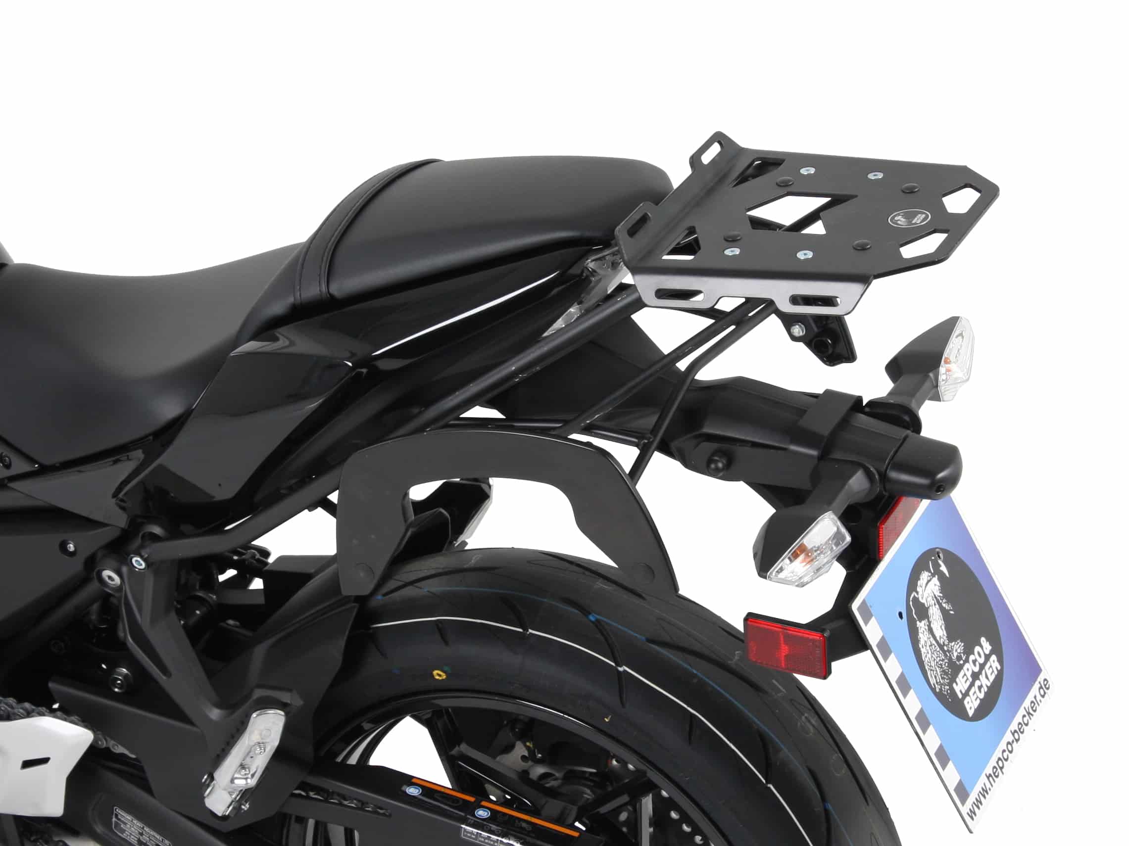 Minirack Softgepäck-Heckträger schwarz für Kawasaki Ninja 650 (2017-)