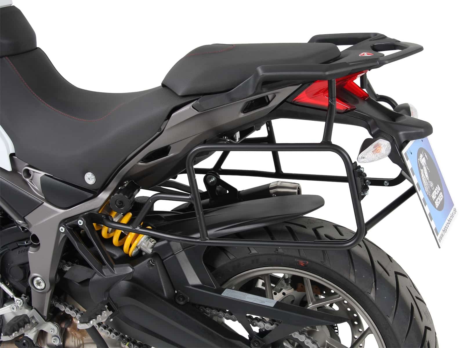 Seitenkofferträger festverschraubt schwarz für Ducati Multistrada 1260 Enduro (2019-)
