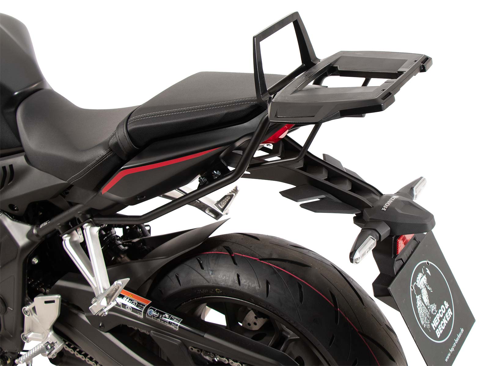 Alurack Topcaseträger schwarz für Honda CBR 650 R / E-Clutch (2024-)
